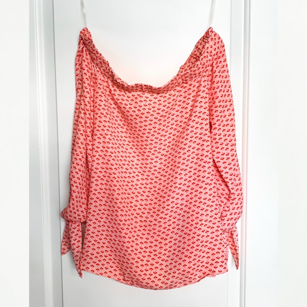 Dillard’s Pink Strapless Heart Top